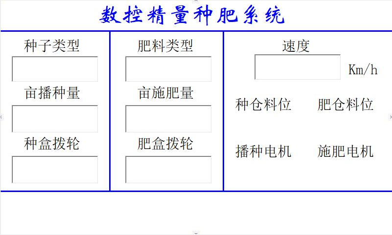 数控精量播种控制系统